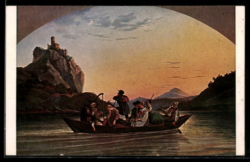 Künstler ludwig richter - künstler-ak,