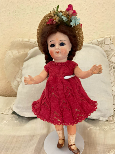 Porzellanpuppe mädchen blaue - mädchen,