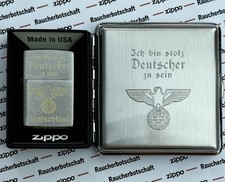 ZiPPO Original +  ZigarettenEtui im Set  + GRATIS GRAVUR   #Reichsadler