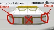 Mongolische Jurte neu noch