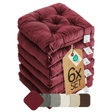 6er Set Sitzkissen Stuhlkissen