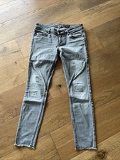 MARC O'POLO SKARA SLIM weiche Stretch Jeans LOW WAIST Skinny Grau W30