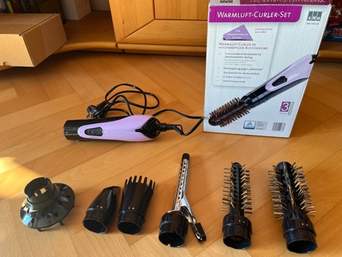 Warmluft curler set 1000w - warmluft-curler-set,