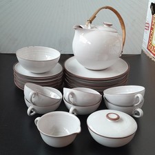 KMK Kupfermühle " SIENA " Keramik Tee-Service 50er Jahre