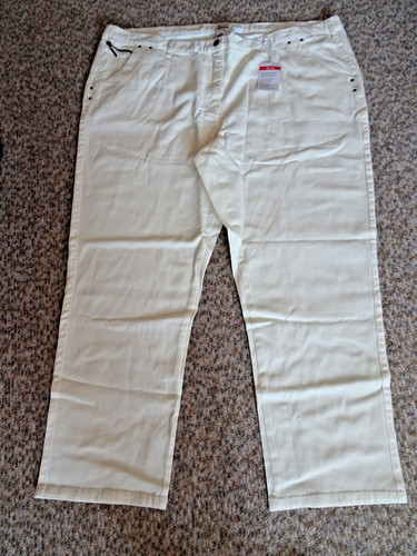 Creationl stretch jeans ecru - creationl,