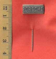 1 x Porsche Anstecknadel 1970 alt Silber aus meiner Sammlung Lagerfach Nr. 918