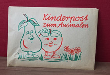 DDR Kinderpost zum Ausmalen