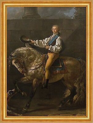 Equestrian portrait potocki - portrait, of