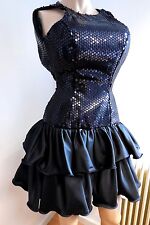 Heißes Salsa Tango Swing Cocktailkleid Abendkleid Tanzkleid Mike Benett Gr 34  