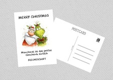 Postkarte lustig-Geschenkkarte-Grußkarte-Weihnachten-Freundschaft-witzig-5504