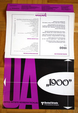 1900 Teil 1 Robert De Niro Gerard Depardieu Original Werberatschlag komplett