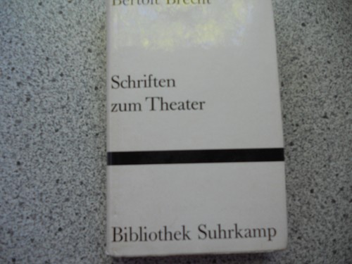 Bertolt brecht schriften zum - schriften,