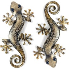 Eidechse Wanddekoration Metall