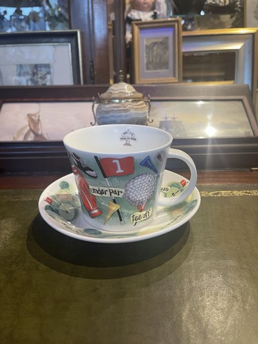 Hole one cup and saucer - one",