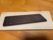 Microsoft All-in-One Media Keyboard Tastatur mit Trackpad QWERTZ Selten Benutzt