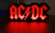 Led leuchtschild rock - ac/dc,