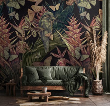 MARBURG Vlies Foto Tapete ANOUK Rolle 2,65x3,4m schwarz grün beige