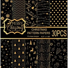 Weihnachtsmusterpapier Set