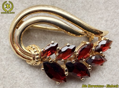 Vintage brosche 333er - brosche, gold