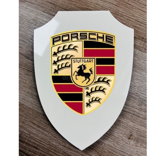 Porsche abzeichen wandrelief - porsche,
