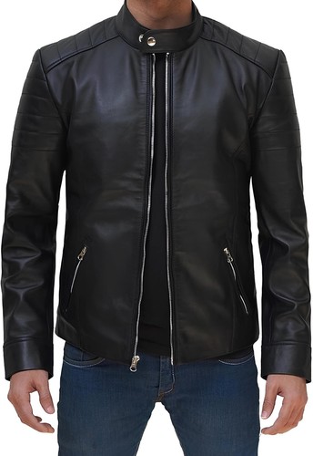 Herren lederjacke schwarz - lederjacke,