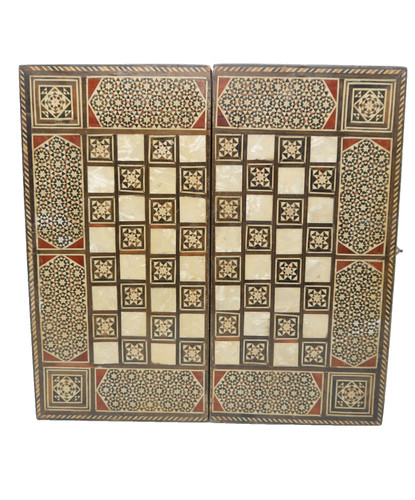 Backgammon koffer perlmutt - backgammon,