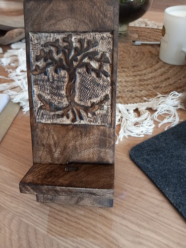 Handyhalterung holz deko - handyhalterung,