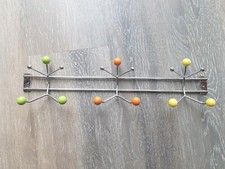 Lustige Kinderzimmer-Garderobe - bunte Männchen - Metall-Kleiderhaken - wie neu!