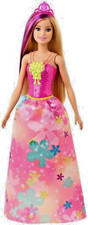 MATTELGJK13 Barbie Dreamto. Prinzessin Puppe (blond- und lilafarbenes Haar/ Neu
