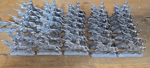 Zinnfiguren von 1910 reiter - 1910-,