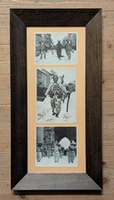 Villingen - Fasnet - Bilder im Rahmen - Wohl Geschenk der Firma SABA um 1950