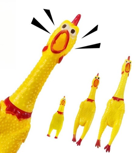 Quietschendes huhn gummihuhn - quietschendes,