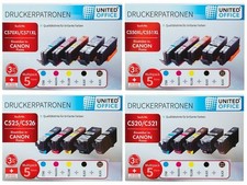 United Office Canon Druckerpatronen Patronen Drucker Printer Multipack