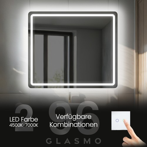Badspiegel mit led beleuchtung - badspiegel,