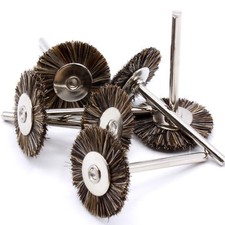 6x Pferdehaar Bürste Polierbürsten 25mm für Dremel Proxxon Mini Schleifer D22