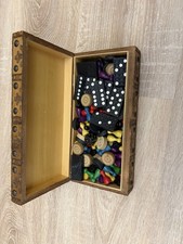 Spielsammlung in Holz-Box mit