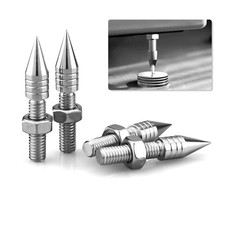 Edelstahl Lautsprecher Anti-Schock Spike Stand Isolation Füße Basis Padx4
