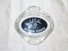 Werbung Aschenbecher " Weisser Hirsch " Feine Zigarren!