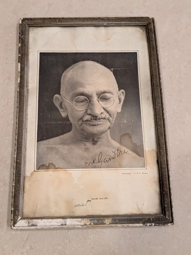 Vintage altes mahatma gandhi - altes,
