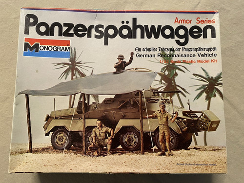 Monogram panzerspähwagen - monogram,