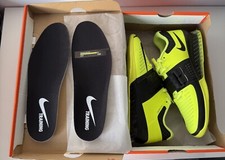 Brandneu UK 8,5 Nike Romaleos Volt/schwarz Olympische Gewichtheben/Crossfit Schuhe