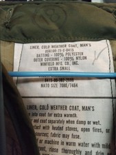 ORIGINAL US COLD WEATHER LINER