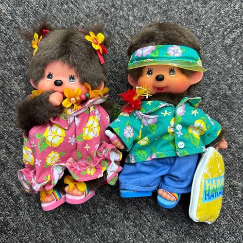 Monchhichi hawaii couple - monchhichi,