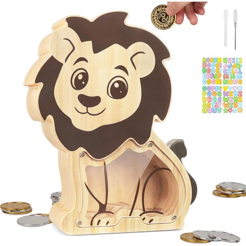 Kinder spardose holz - spardose,