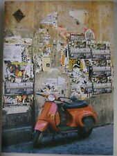 IKEA Motorroller Kunstdruck aufgezogen 62x44 cm  G-7745