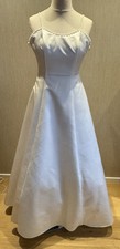 Reine Seide Märchenhaftes Hochzeitskleid Brautkleid creme/champagner NEU Gr.36