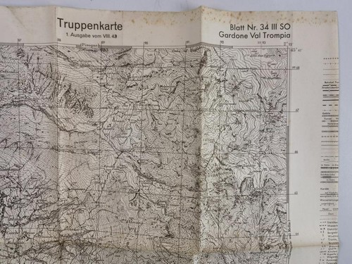 Deutsche heereskarte gardone - deutsche,