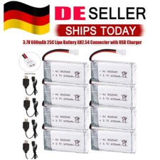4 x 3,7V 600mAh 25C Lipo-akku
