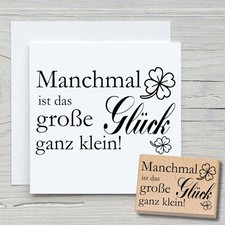 Stempel das große Glück -