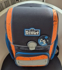 Scout Sunny II Schulranzen - Star Commander inklusive Vier Funny Snaps